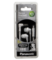 Panasonic In-Ear Mobile Headset Handsfree with Mic RP-TCM120E-W