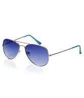 Gansta Winsome Blue Lens Aviator Sunglasses