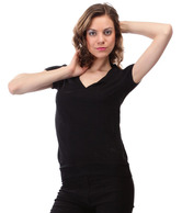 Puma Black Cotton T-Shirt