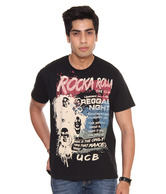 Raves Rocka Rolla Black T-Shirt