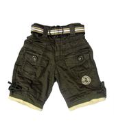 Jazzup Olive Green Shorts For Kids