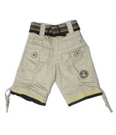 Jazzup Cream Shorts For Kids