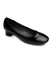 Catwalk Black Block Heel Pumps