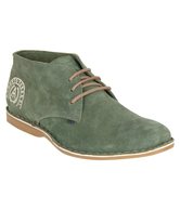 Alberto Toressi Suave Green Derby Shoes