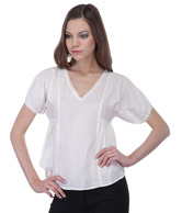 Levis White Cotton Top