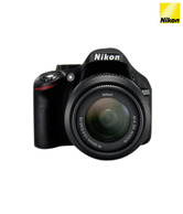 Nikon D5200 SLR (with AF-S 18-55 mm VR Kit Lens) (Black)