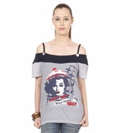 Spanky Blue Striped Cotton Top