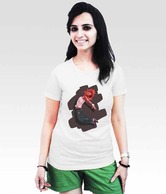 Incynk White Graphic Printed  T-Shirt