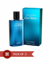Davidoff Coolwater Men125ml Each  (Pack of 3)