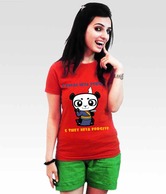 Incynk Red Panda Printed  T-Shirt