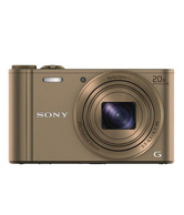 Sony CyberShot DSC WX300 18.2MP Point & Shoot Digital Camera (Brown)