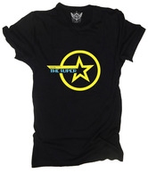 Unisopent Black Super Star T-Shirt