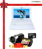 Wespro 10 Inch Mini Laptop (WIFI Connectivity) With Camcorder