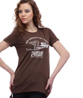 Puma Winsome Brown Cotton Top