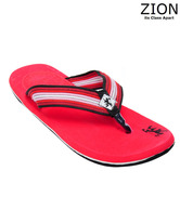 Zion Striking Red Slip-on Slippers