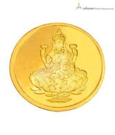 Infinium 24kt 10g 995 Purity BIS Hallmarked Laxmi Gold Coin