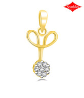 Sparkles Unique Diamond & Gold Pendant