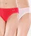 Lavos Light Pink-Red Bikini Panty Combo Pack  of 2