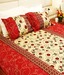 Bombay Dyeing-La Rosa 100% Cotton Bed Sheet with 2 Pillow Covers