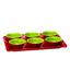 Superware Red Pure Melamine Dessert Serving Set- 7 Pcs