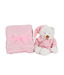 Keona Kidz Pink Baby Blanket & Soft Toy Set