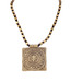 Craft & Culture Attractive Golden Pendant Necklace
