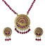 UnwrapIndia Thewa Peacock Necklace Set