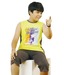 SDL By Sweetdreams Grey & Yellow Night Suit For Kids