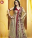 Khazana Red & Light Designer Wear Net Unstitched Suit Lengths
