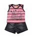 Little Kangaroos Pink Train T-Shirt & Grey Shorts