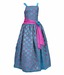 Kilkari Blue & Pink Long Dress For Kids