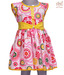 Kilkari Sleeveless Pink Buttoned Dress