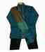 Raja Sahab Blue & Black Kurta Pajama For Kids