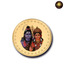 Aarya24kt Shankar Parvati Gold plated coin AR-CN-008