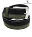 WalletsnBags Stylish Black & Olive Green Belt