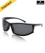 Calvino Majestic Black Frame Wrap Around Sunglasses