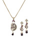 Darpan Jewels Ornate Pendant Set with Chain