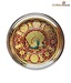 Divine Miracles Meenakari Peacock Design Pooja Thali
