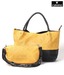Calvino Yellow Snake Print Handbag & Sling Bag Set