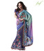 FNF Blue Embroidered Saree - FNF10112107