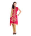 Frolic Mesmerizing Fuchsia Pink-Beige Stitched Suit With Dupatta