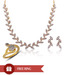 Blossomia Dazzling AD Studded Necklace Set