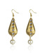 Kshitij Charming Gold Plated Pearl Earrings