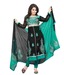 Khazana Green-Black Embroidered Unstitched Suit