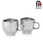 Mosaic Stainless Steel Tea Cup Set Of 4 Pcs-Cp