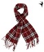 Quittance Maroon & White Checkered Muffler