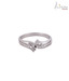 Silvera Graceful Sterling Silver CZ Ring