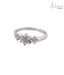 Silvera Striking Sterling Silver CZ Ring