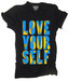 Unisopent Black Love Your-Self T-shirt