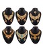 Variation Combo Of Six Vibrant Necklace Sets With Maang Tika